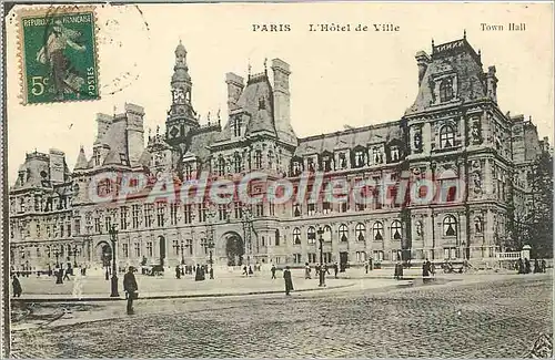 Cartes postales Paris L'Hotel de Ville