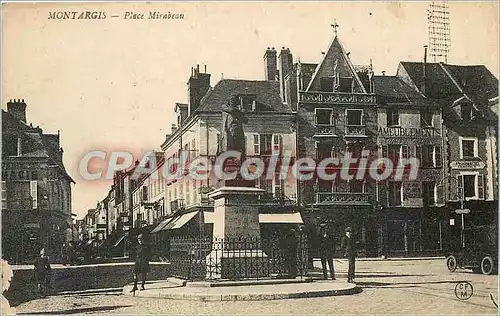 Cartes postales Montargis Place Mirabeau