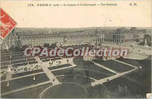 Ansichtskarte AK Paris (1arrt) Le Louvre et le carrousel Vue generale