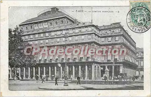 Cartes postales Paris La Comedie Francaise