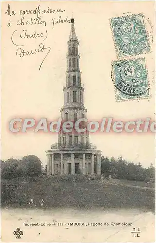 Cartes postales Indre et Loire Amboise Pagode de Chanteloup