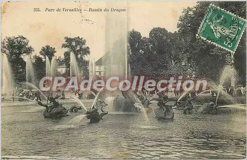 Cartes postales Parc de Versailles Bassin du Dragon