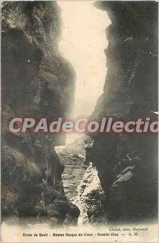 Cartes postales Route de Beuil Hautes Gorges du Cians Grande Clue