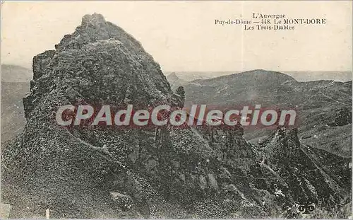 Cartes postales L'Auvergne Puy de Dome Le Mont Dore les Trois Diables