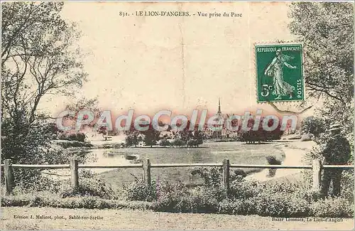 Cartes postales Le Lion d'Angers Vue prise du Parc