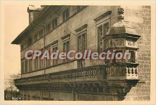 Cartes postales Dole Hopital Pasteur Tourelle d'angle et balcon de pierre Balistre et consoles sculptes