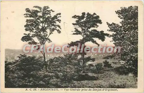 Cartes postales Argenteuil Vue generale prise du Donjon d'Orgemont