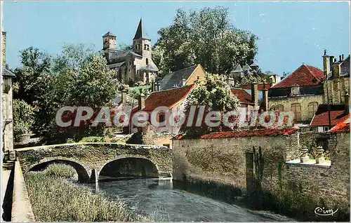 Cartes postales Chatillon sur Seine (C d'Or) Pont du Perthuis et Eglise St Varies (XIe s)