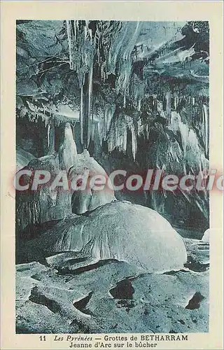 Ansichtskarte AK Pyrenees Grottes de Betharram Jeanne d'Arc sur le bucher