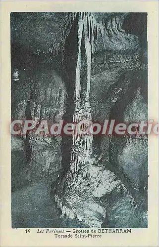 Ansichtskarte AK Pyrenees Grottes de Betharram Torsade Saint Pierre