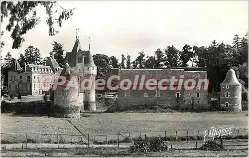 Cartes postales Chateau de Fraze (E et L) Le mur d'enceinte flanque de plusieurs tours