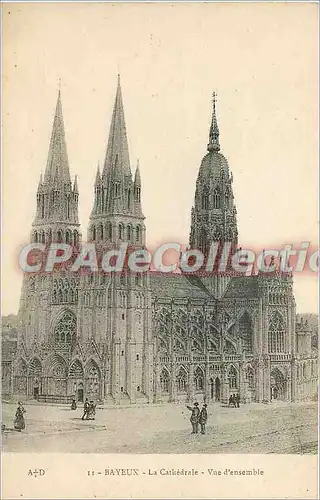 Cartes postales Bayeux La Cathedrale Vue d'ensemble