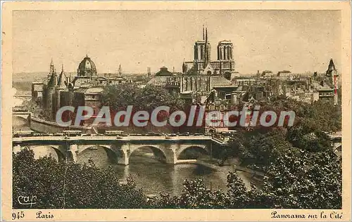 Cartes postales Paris Panorama sur la Cite