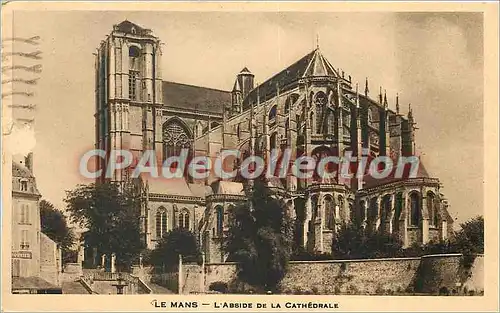 Cartes postales Le Mans L'Abside de la Cathedrale