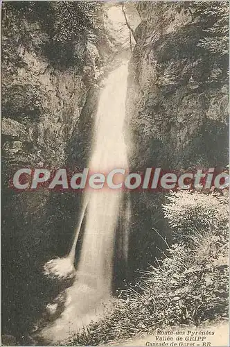 Cartes postales Route des Pyrenees Vallee de Gripp Cascade de Garet