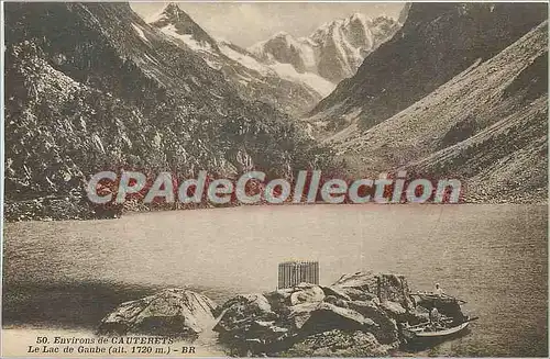 Cartes postales Envi de Cauterets le Lac du Gaube (alt 1720 m)