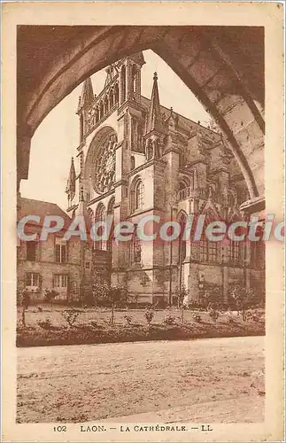 Cartes postales Laon La Cathedrale