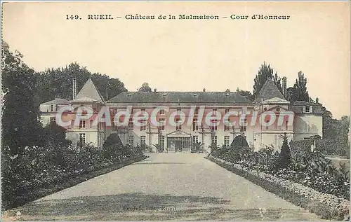 Cartes postales Rueil Chateau de la Malmaison Cour d'Honneur