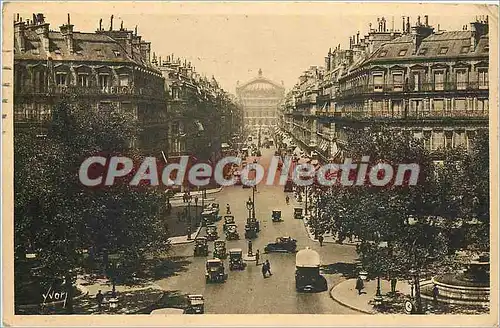 Cartes postales Paris Avenus de L'Opera