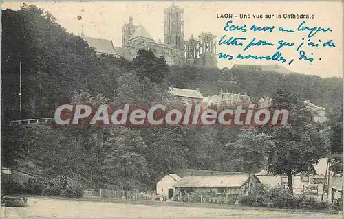 Cartes postales Laon Une Vue sur la Cathedrale
