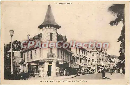 Cartes postales La Normandie Bagnoles de L'Orne Rue des Casinos