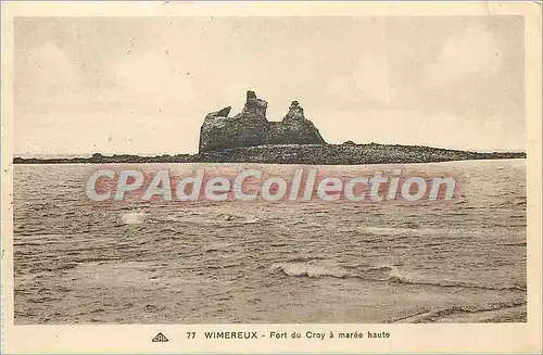 Cartes postales Wimereux Fort du Croy a maree haute