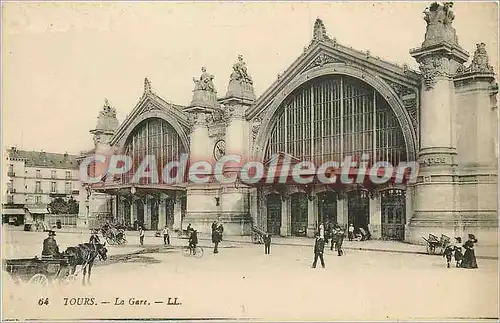 Cartes postales Tours la Gare