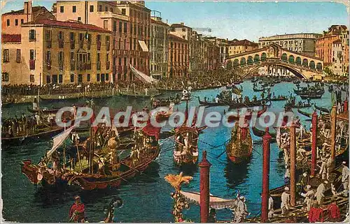 Cartes postales Venezia Canal Grande in festa