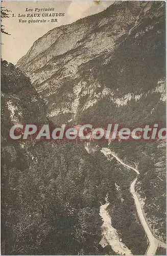 Cartes postales Les Pyrenees les Eaux Chaudes Vue generale