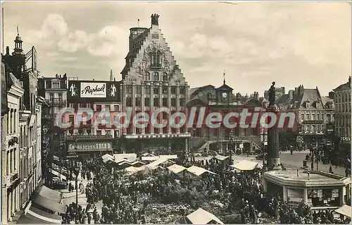 Ansichtskarte AK Lille Le Marche aux fleurs Place du General de Gaule