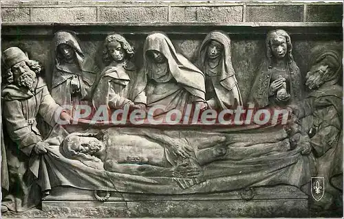 Cartes postales Souvigny (Allier) Interieur de la Basilique Mise au Tombeau