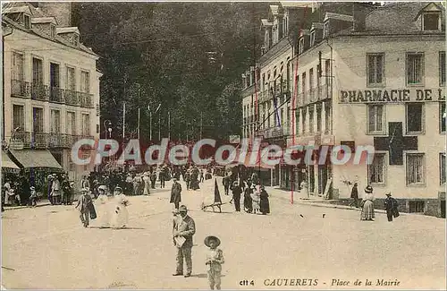 Ansichtskarte AK Cauterets Place de la Mairie