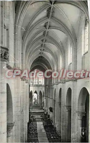 Ansichtskarte AK Souvigny (Allier) La Basilique Nef Centrale