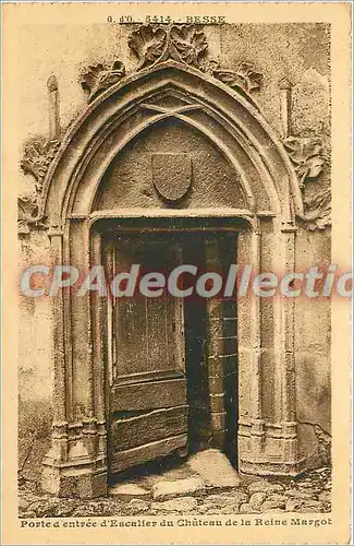 Ansichtskarte AK Besse Porte d'entree d'Escalier du Chateau de la Reine Margot