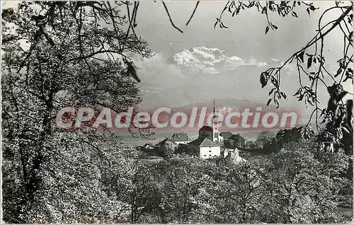 Cartes postales Lac d'Annecy Sevrier Echappee sur l'Eglise Le Roc de Chere