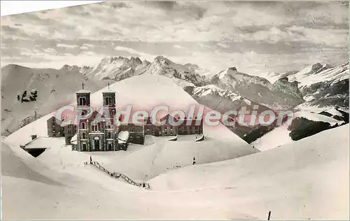 Cartes postales Pelerinage de N D de la Salette Ensemble majestueux des pics enneiges autour du sanctuaire