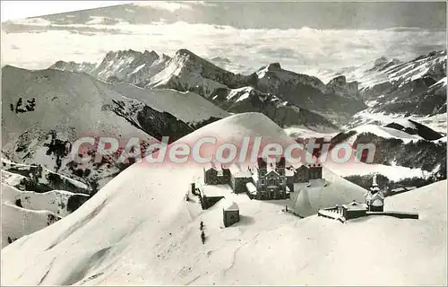 Ansichtskarte AK Pelerinage de N D de la Salette Paysage d'hiver dans le calme des hauteur