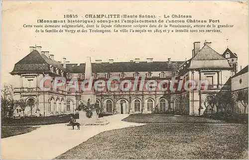 Ansichtskarte AK Champlitte (Haute Saone) Le Chateau