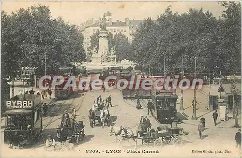 Cartes postales Lyon Place Carnot