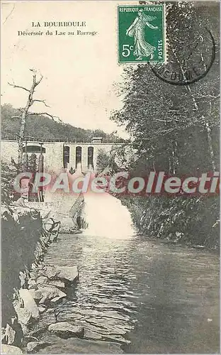 Cartes postales La Bourboule Deversoir du Lac au Barrage