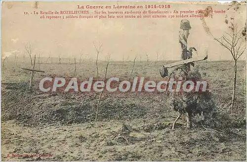 Ansichtskarte AK La Guerre en Lorraine en 1914 1915 La bataille de Rozelieures