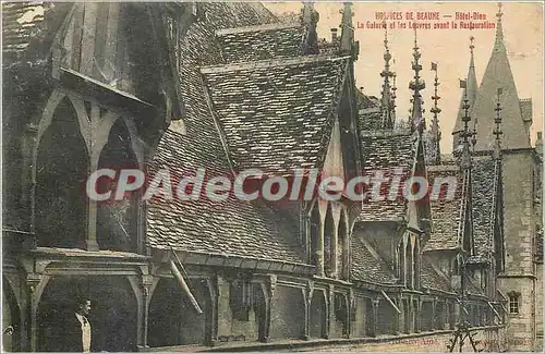 Cartes postales Hospice de Beaume Hotel Dieu La Galerie et les Louvres avant la Restauration