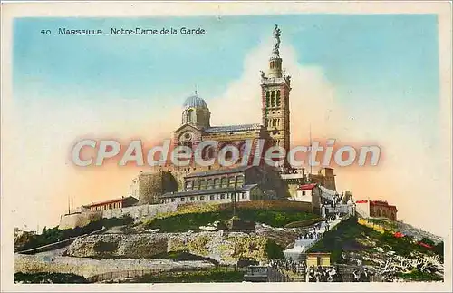 Cartes postales Marseille N D de la Garde