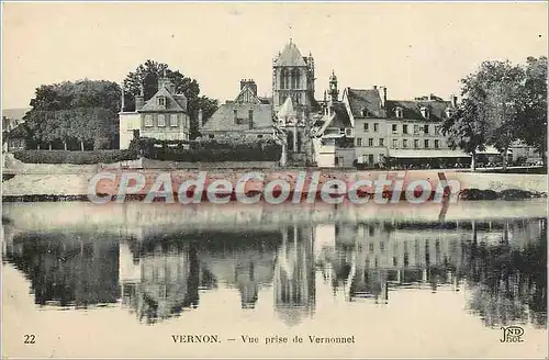 Ansichtskarte AK Vernon Vue prise de Vernonnet