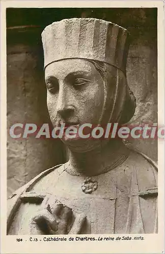 Ansichtskarte AK Cathedrale de Chartres la riene de Saba XIIIes