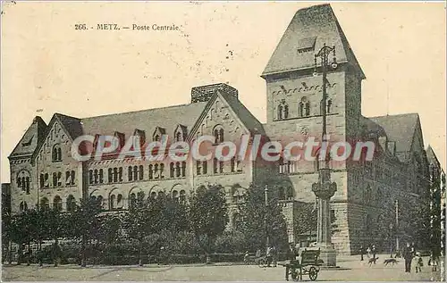 Cartes postales Metz Poste Centrale