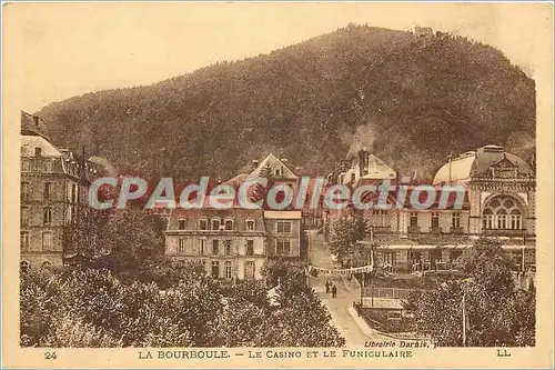 Cartes postales La Bourboule Le Casino et le Funiculaire