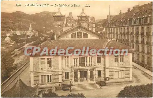 Cartes postales La Bourboule La Mairie et la Poste