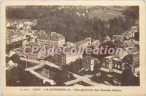 Cartes postales La Bourboule Vue generale des Grands Hotelss