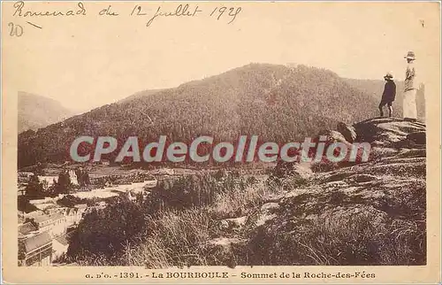 Cartes postales La Bourboule Sommet de la Roche des Fees